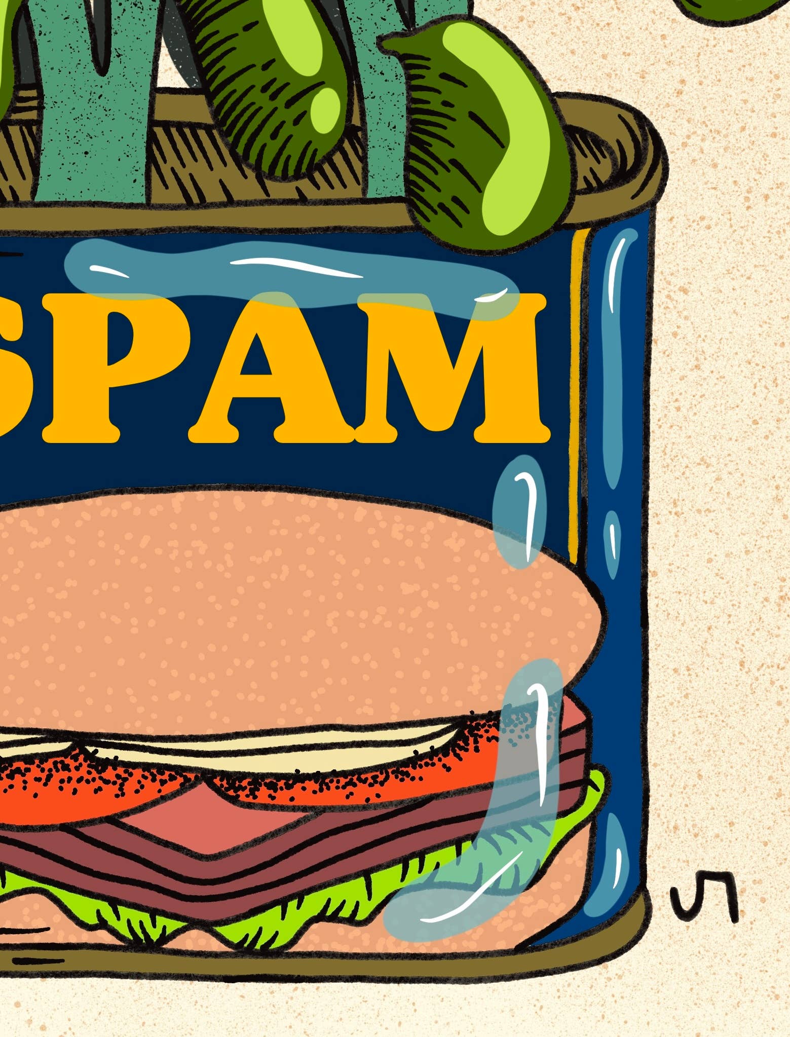 Howdy Studio - Wholesale Art Print - Spam Can2