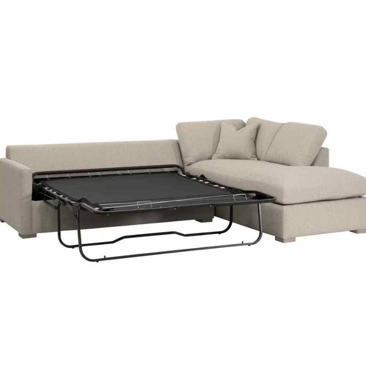 LOOMLAN - Wholesale Sofa - Clara 112" Fabric Slim Arm Sleeper Queen Sectional Sofa19