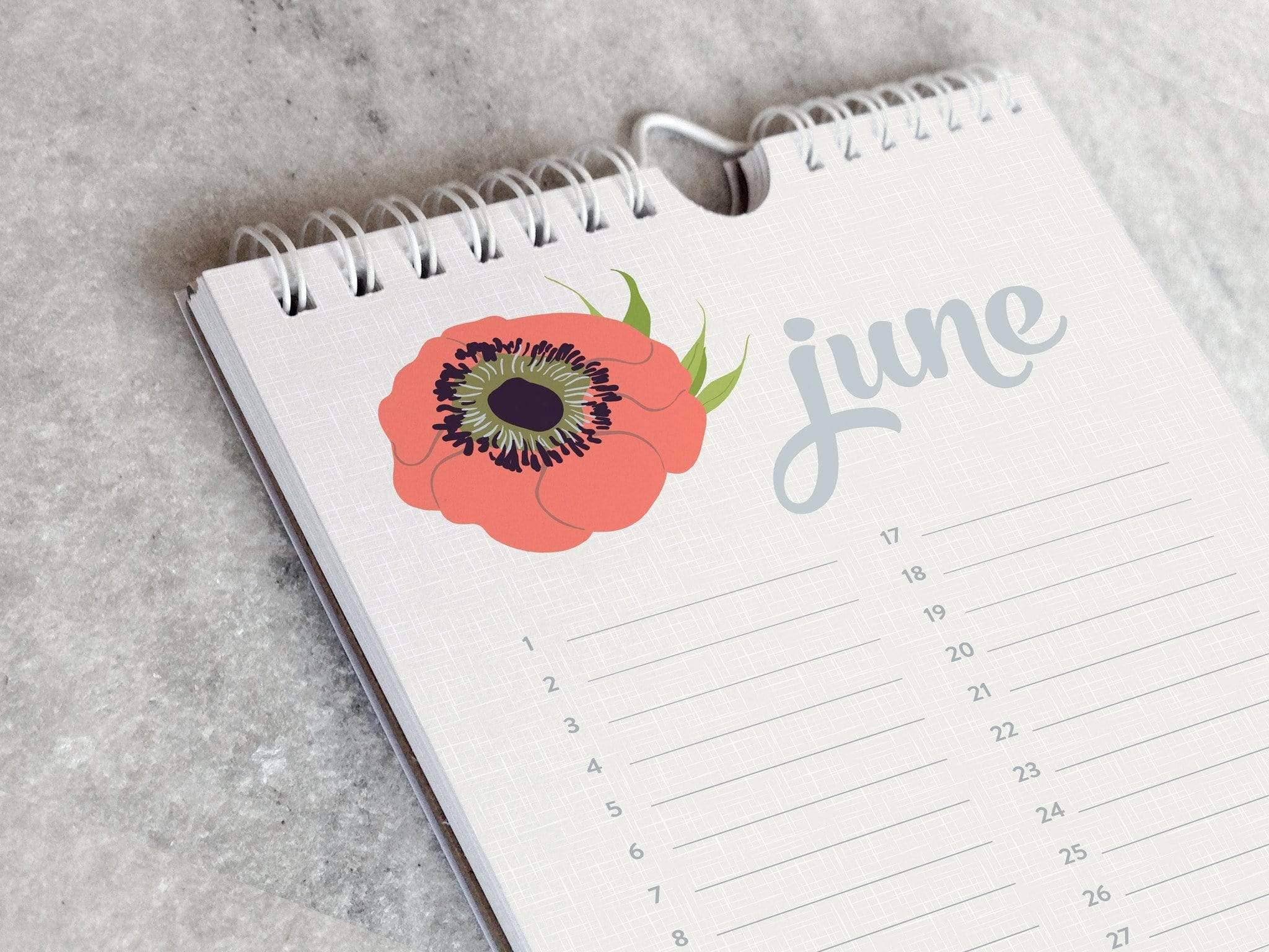 Favorite Story - Wholesale Calendar - Celebration Calendar, Wildflower2