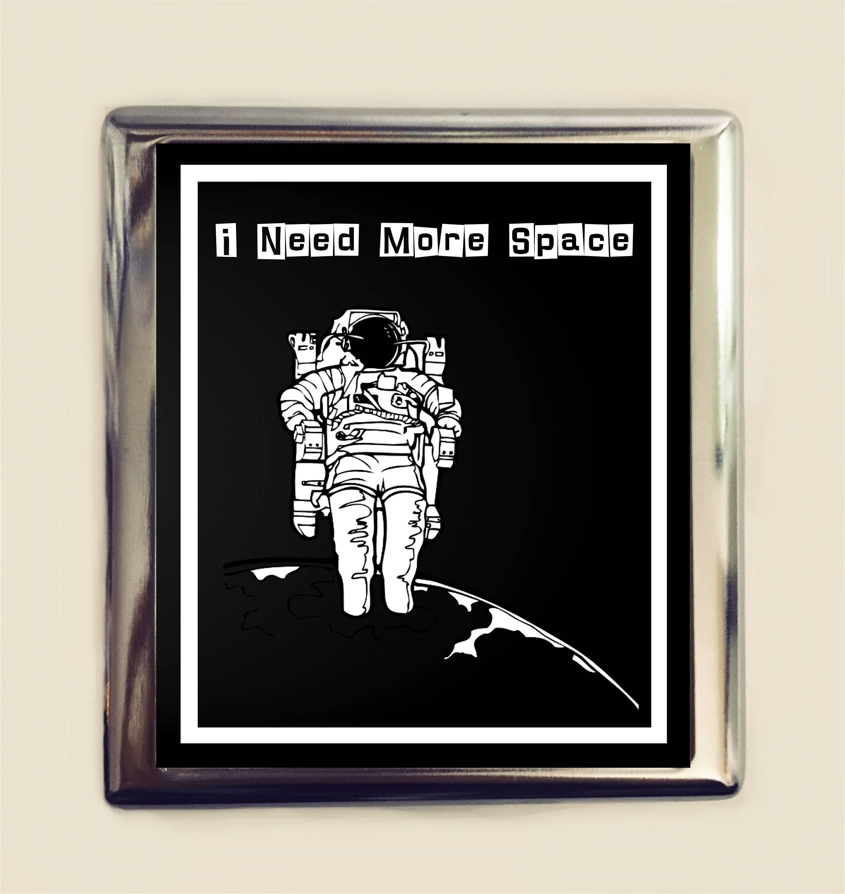 FringePop - Wholesale Business Card Holder - Astronaut I Need More Space Business Card ID Holder Wallet0