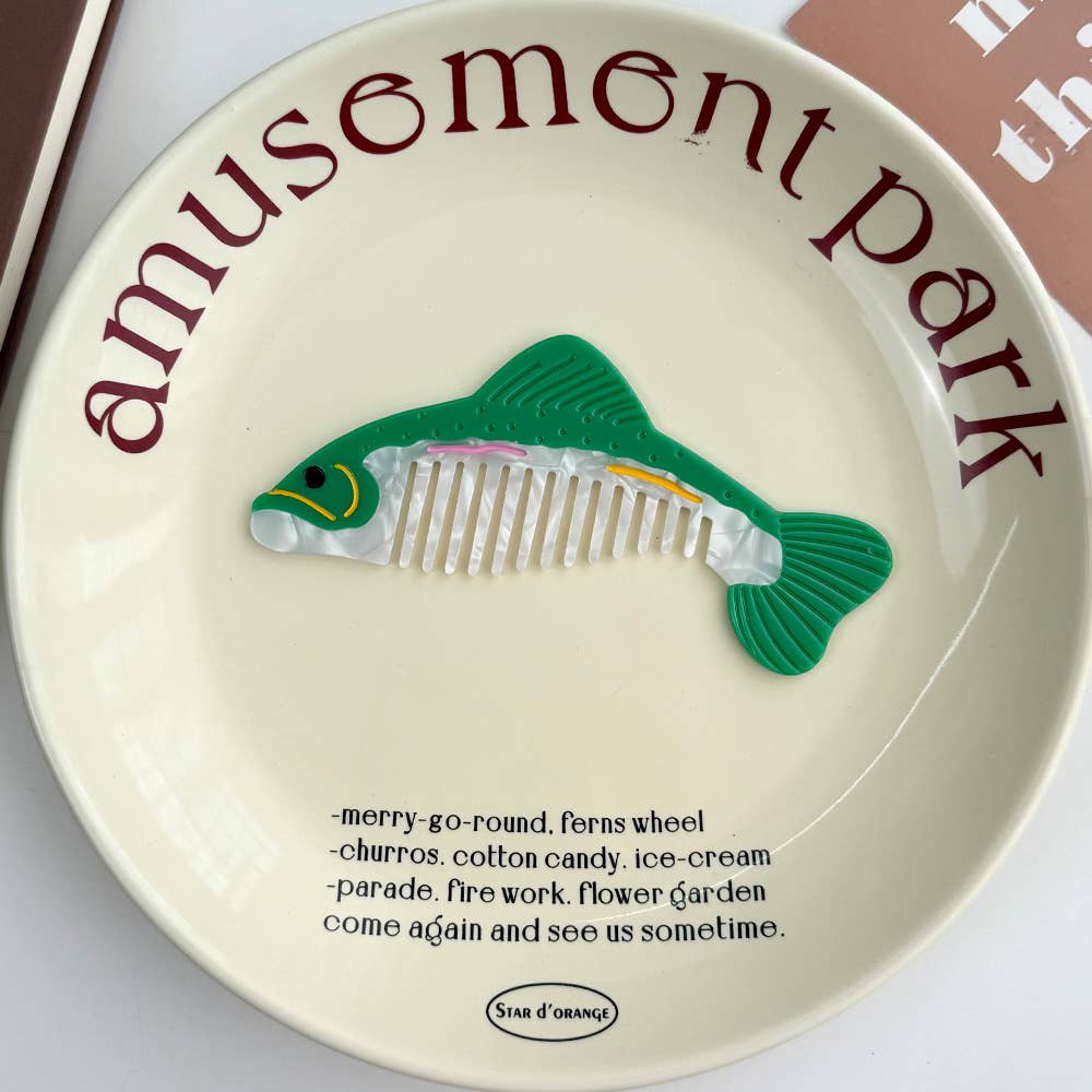 SoapElenGlen – Großhandel Haarbürste/Kamm – Verspielte Tier-Acetat-Kämme, tragbare Gemüse-Haarwerkzeuge2