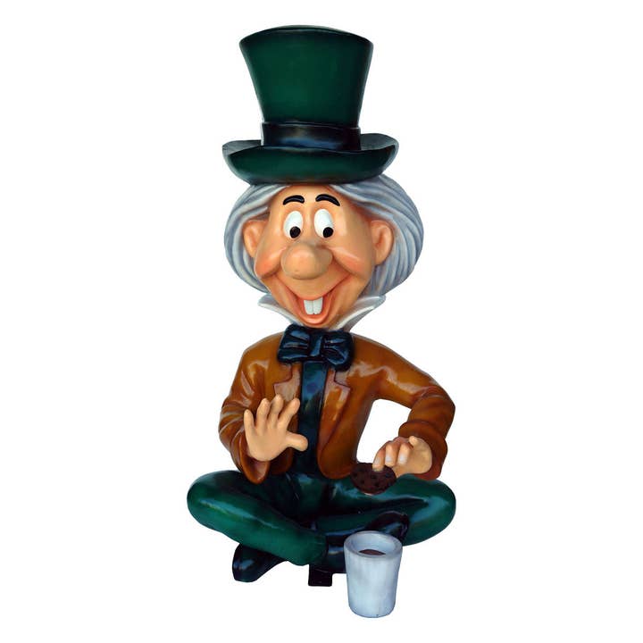 Mad Hatter Sitting Life Size Statue for wholesale by LM Treasures