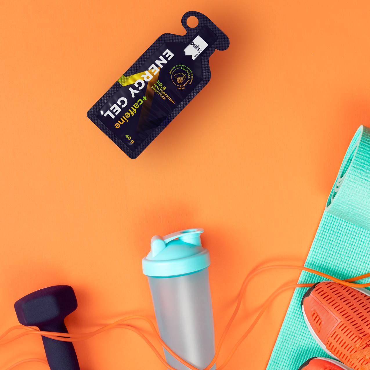 Puls Nutrition - Wholesale Sports/Energy Drink - ENERGY GEL +caffeine Tropical 40 g3