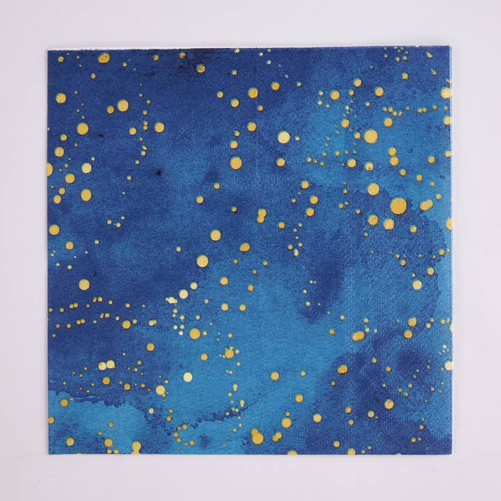 Collection Poussière d'Or – Serviettes de Table Bleu Poussière d'Or | Joy Ladder Vaisselle de Fête Premium pour la vente par Joy Ladder LLC