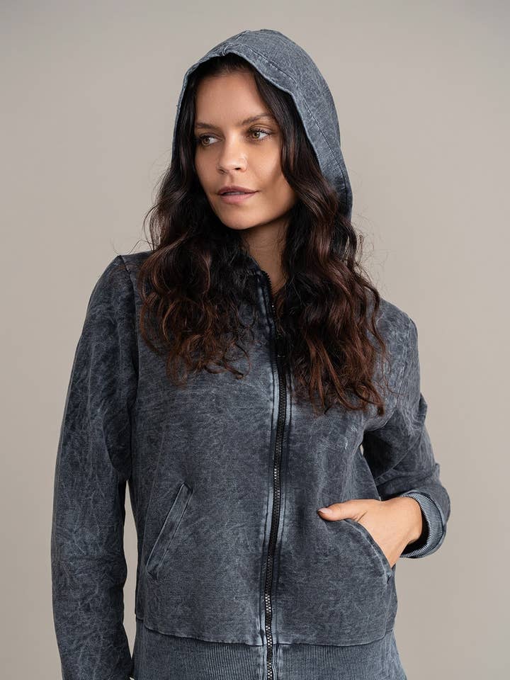 Hooded Lightning Bolt Sweatshirt for wholesale by Ellwi Design