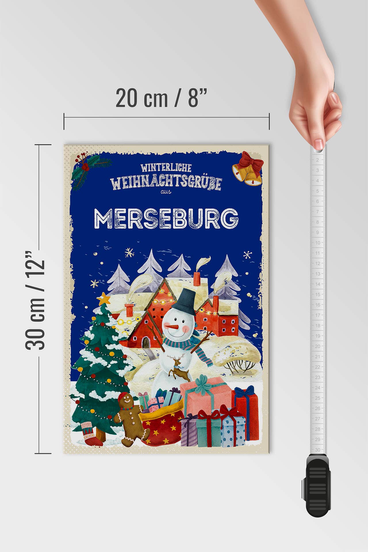Femer - Wholesale Sign - Merseburg Christmas Greetings Wooden Sign 20x30cm3