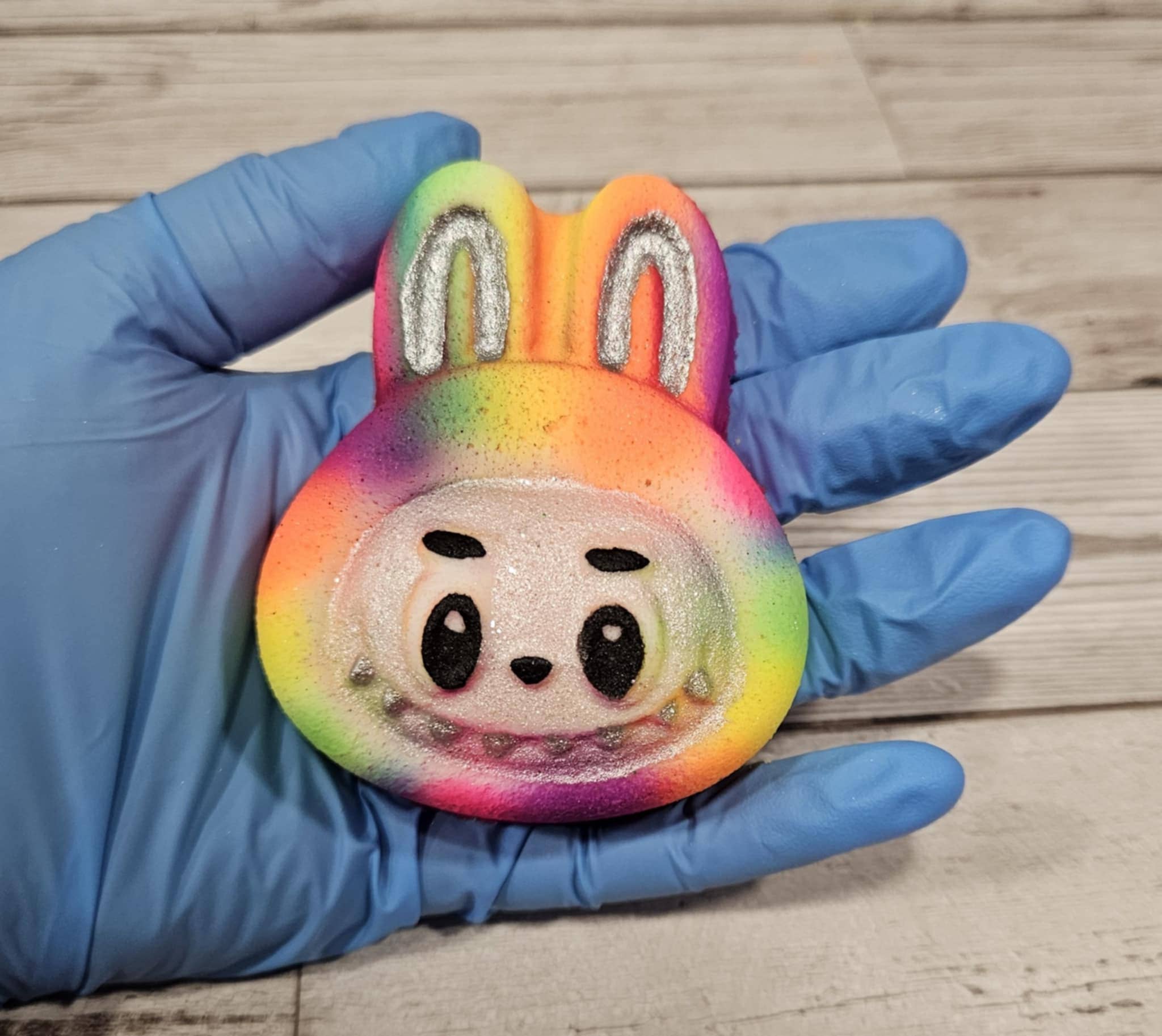 The Soap Sisters - Vente Bombe de bain/poudre effervescente pour le bain - Bombe de Bain Bubu-Multicolore Néon1