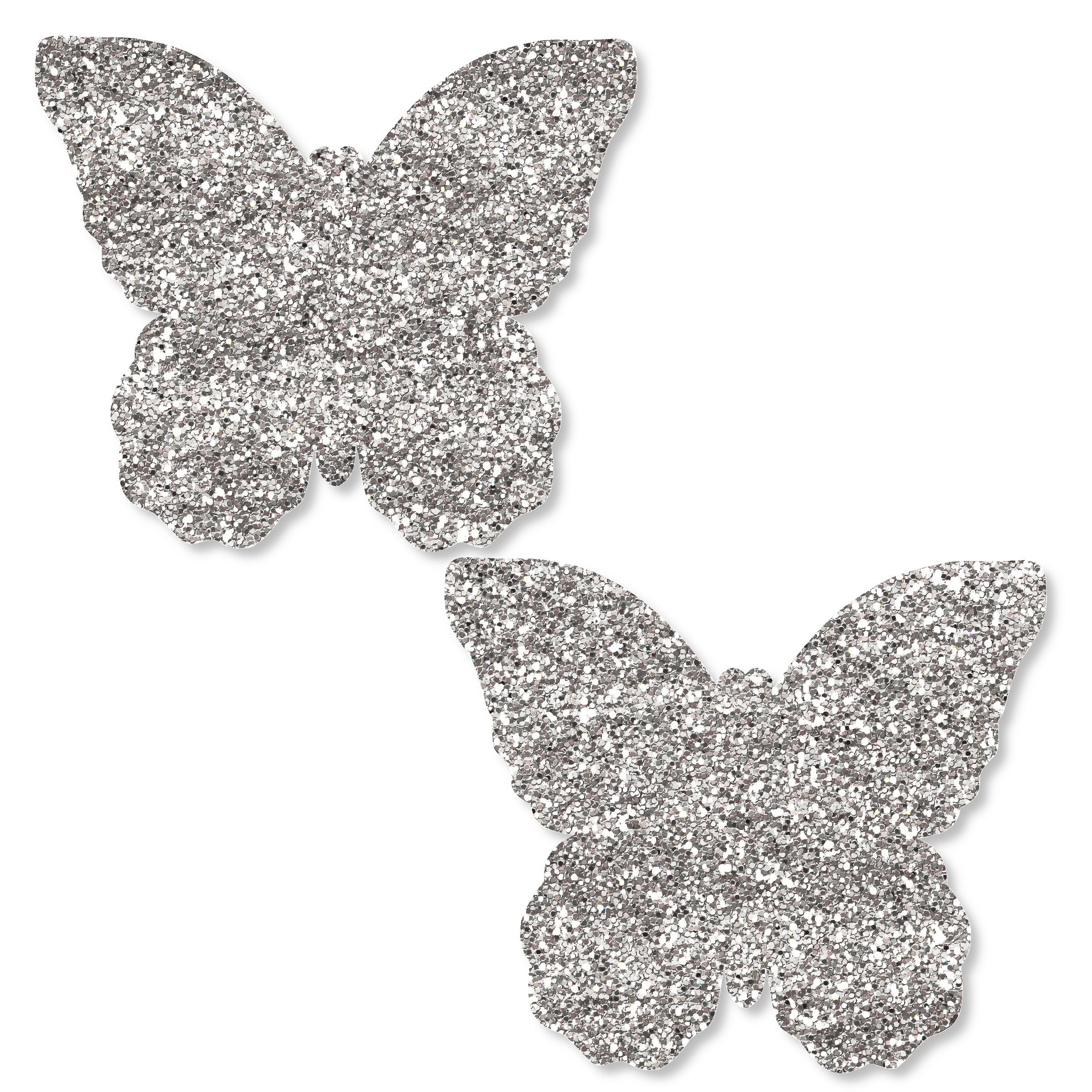 Niptees – Cobre-mamilos - Mulher por atacado – Pastéis Sparkly Butterfly Mipple Cover3
