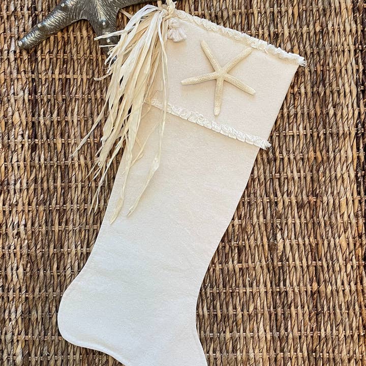 Sandy by the Sea Designs – Engroshandel Julestrømpe – STRAND JUL STRØMPER4