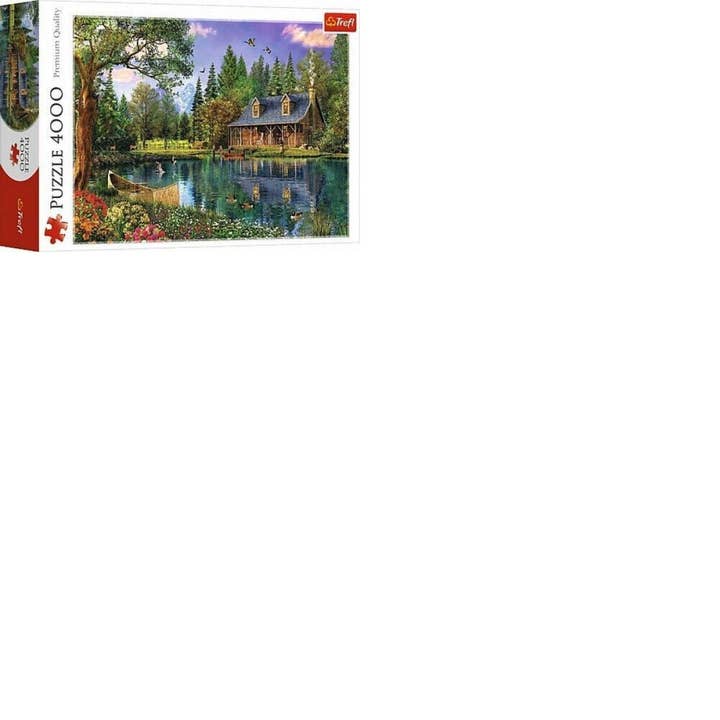 Trefl Idyllisk stuga vid sjön Pussel 4000 bitar Nytt + OVP för wholesale av fanseller ug