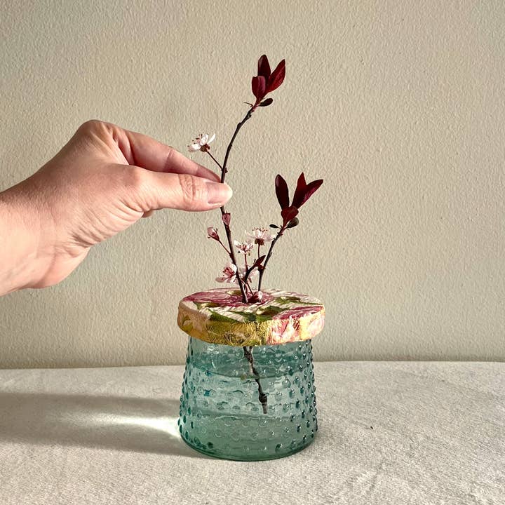 Rana floral de cerámica, arte de arcilla de papel hecho a mano para venta al por mayor de MJ and Me