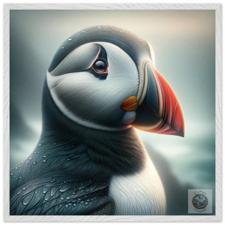 Misty Mornings: Puffin Profile for wholesale by Driftwood Creations