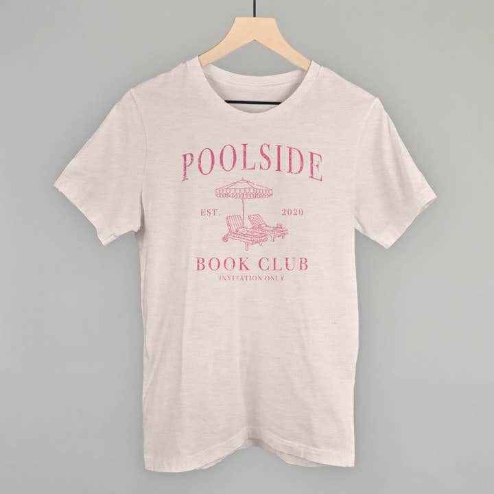 Ivy + Cloth - Wholesale Screen Printed T-Shirt - Women's - Poolside Book Club