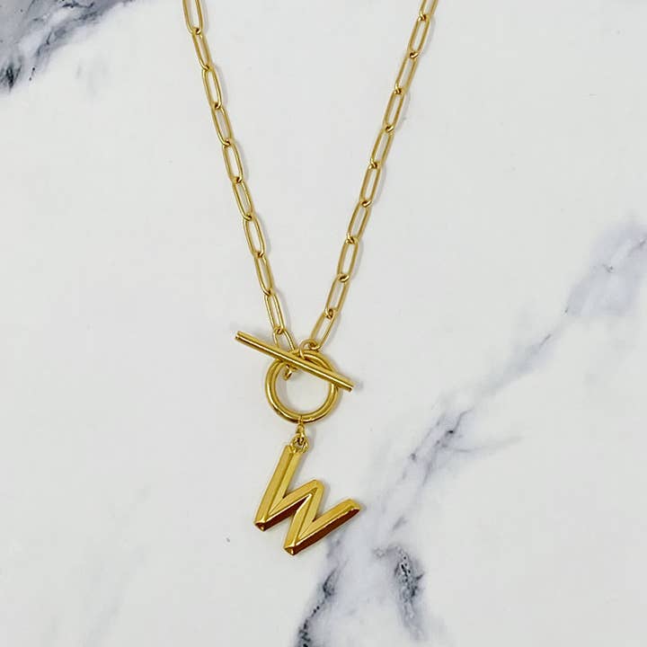 Ellison+Young - Wholesale Pendant/Charm Necklace - Modern Classic Initial Necklace17