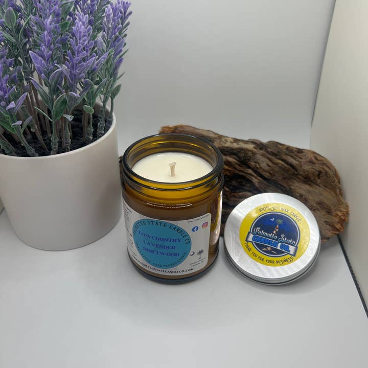 Lowcountry Lavender Driftwood for wholesale by Palmetto State Candle Company