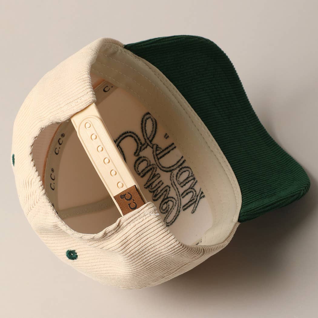 Fashion City - Wholesale Truckerpet - Uniseks - Game Day Corduroy Trucker Baseballpet17