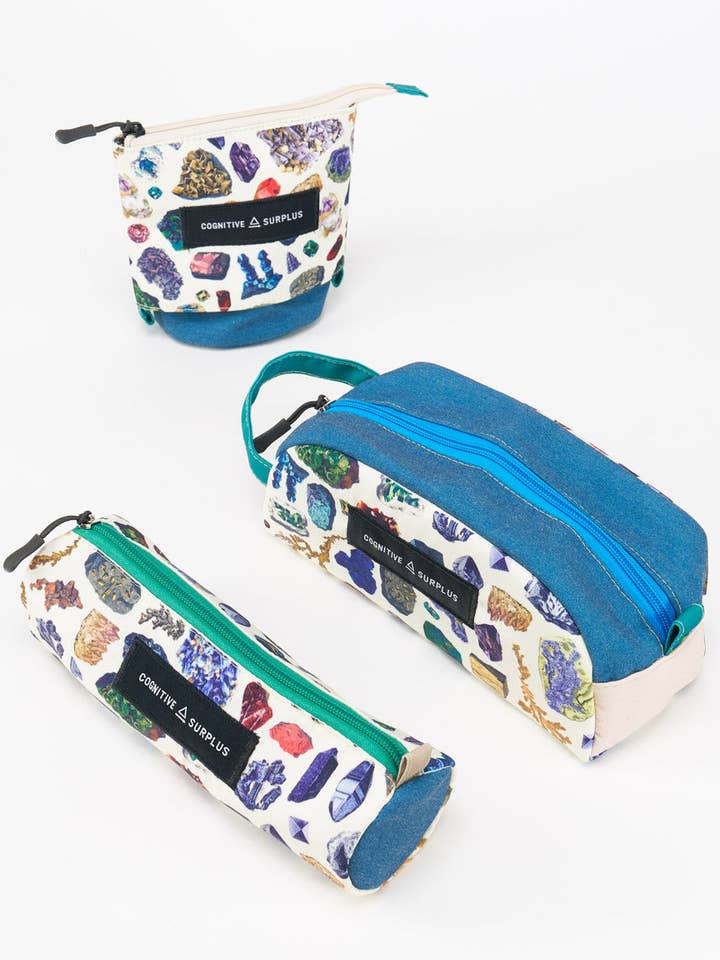 Gems & Minerals Zipper Bags (Case of 6) for wholesale by Cognitive Surplus