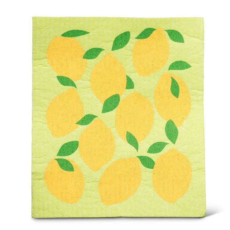 Abbott - Wholesale Tea Towel - Lemons Dishcloth & Kitchen Towel Set4