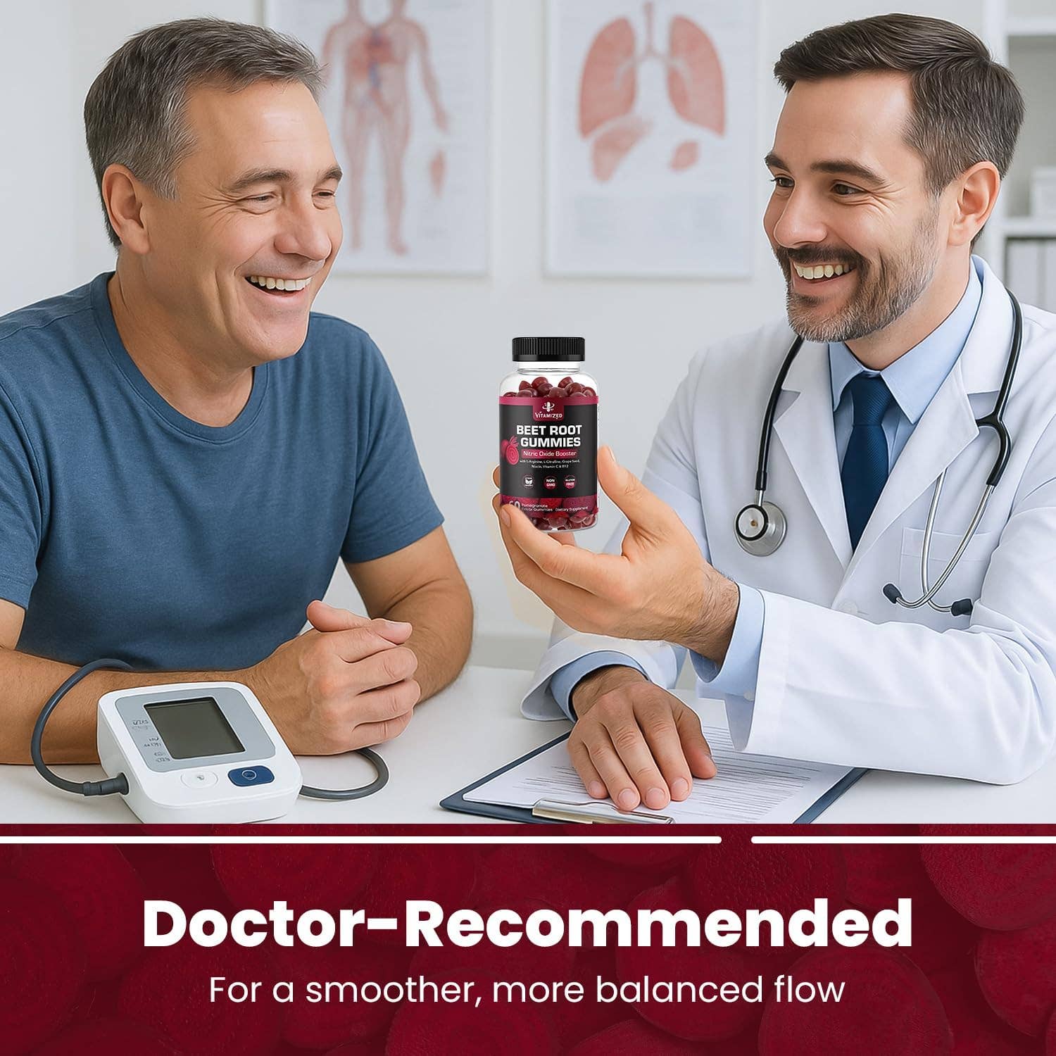 Vitamize inc – wholesale Oralt tillskott/Vitamin – Potenta rödbetor Gummies 1000mg - Kväveoxidtillskott3