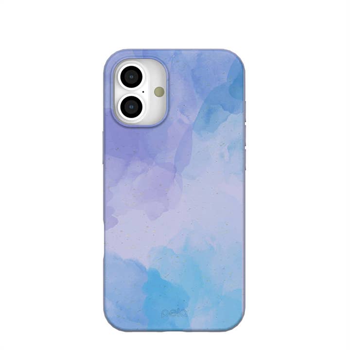 Lavendelblauw reflectiehoesje voor iPhone 16 Plus voor wholesale door Open Mind Developments Corporation