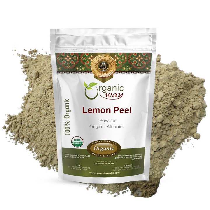 Organic Way LLC - Wholesale Protein/Superfood Powder - Organic Lemon Peel Powder