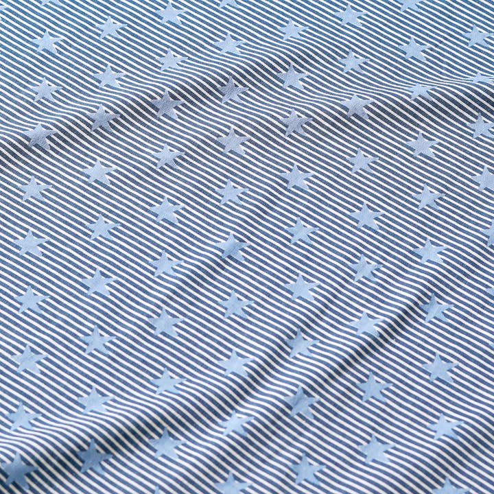 Stars & Stripes Kids Two Piece Henley Pajama Set for wholesale on Faire2