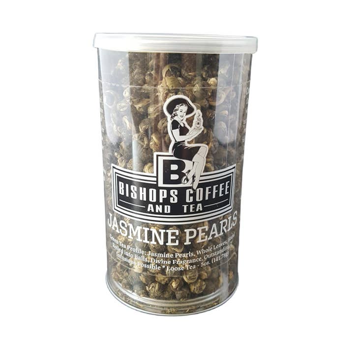 Bishops Coffee and Tea - Tea Jasmine Pearls Loose Tea for wholesale by Bishops Coffee