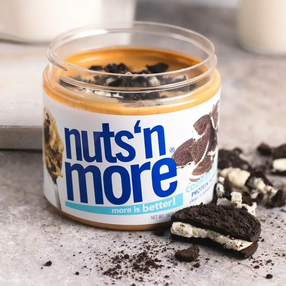 Nuts 'N More - Wholesale Nut Butter - Cookies 'N Cream High Protein Peanut Butter Spread1
