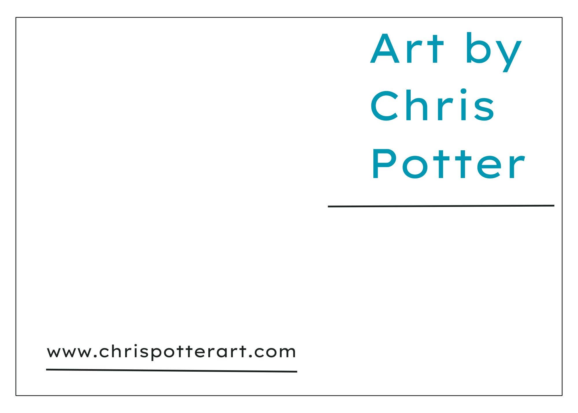 Chris Potter Art - Wholesale Postcard Set - Postcards - Van Goghy - 5 pack2