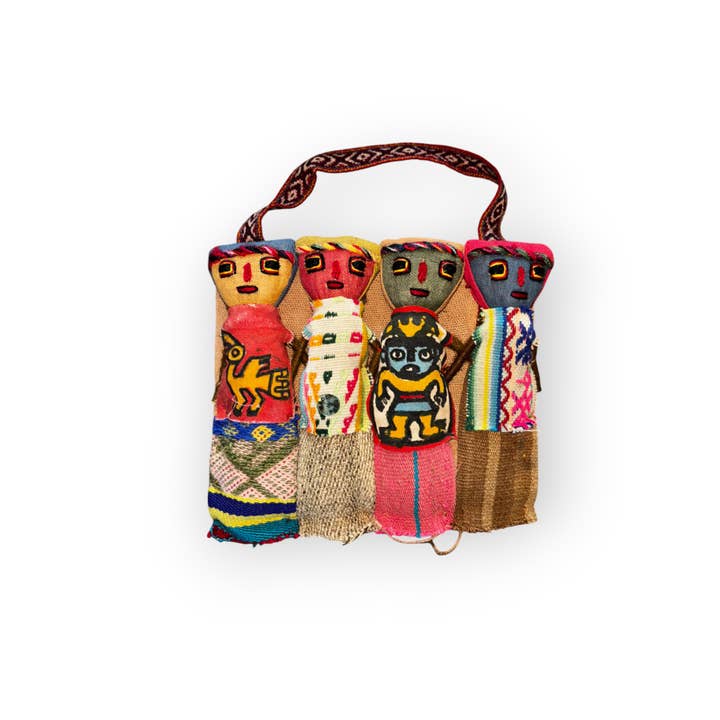 Zoe Artcrafts Corp. - Wholesale Doll - Kids - Peruvian Pachamama Dolls, 4 dolls, Hanging Decor, Home Decor2