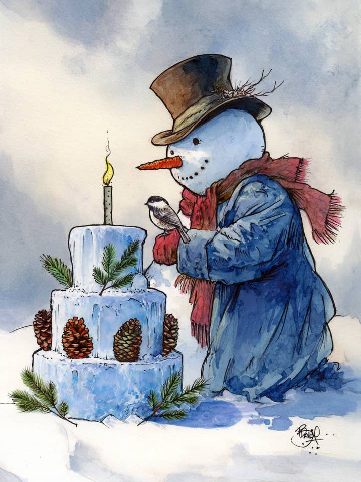 La guinda del pastel n.º 429 - vertical para venta al por mayor de Shawn Braley Illustration