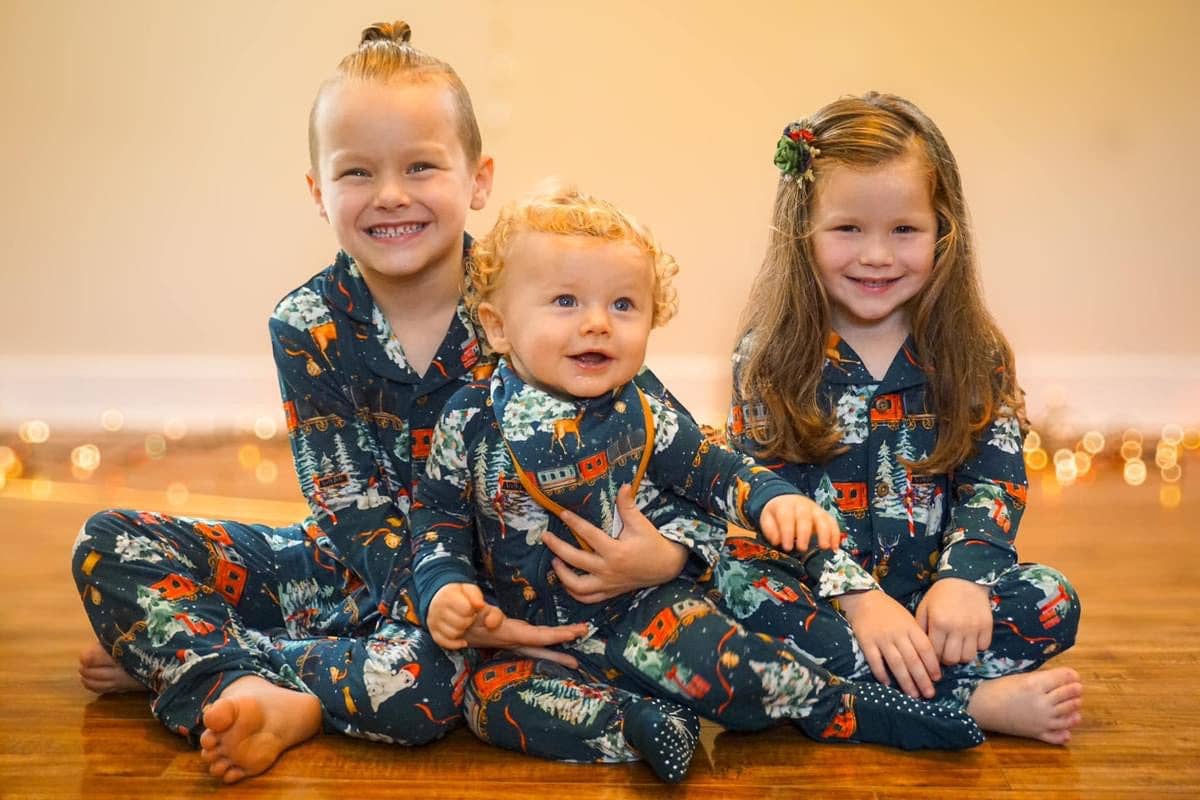 Riley & Rett - Wholesale Jumpsuit - Baby - North Pole Express Convertible Zippee - Restock7