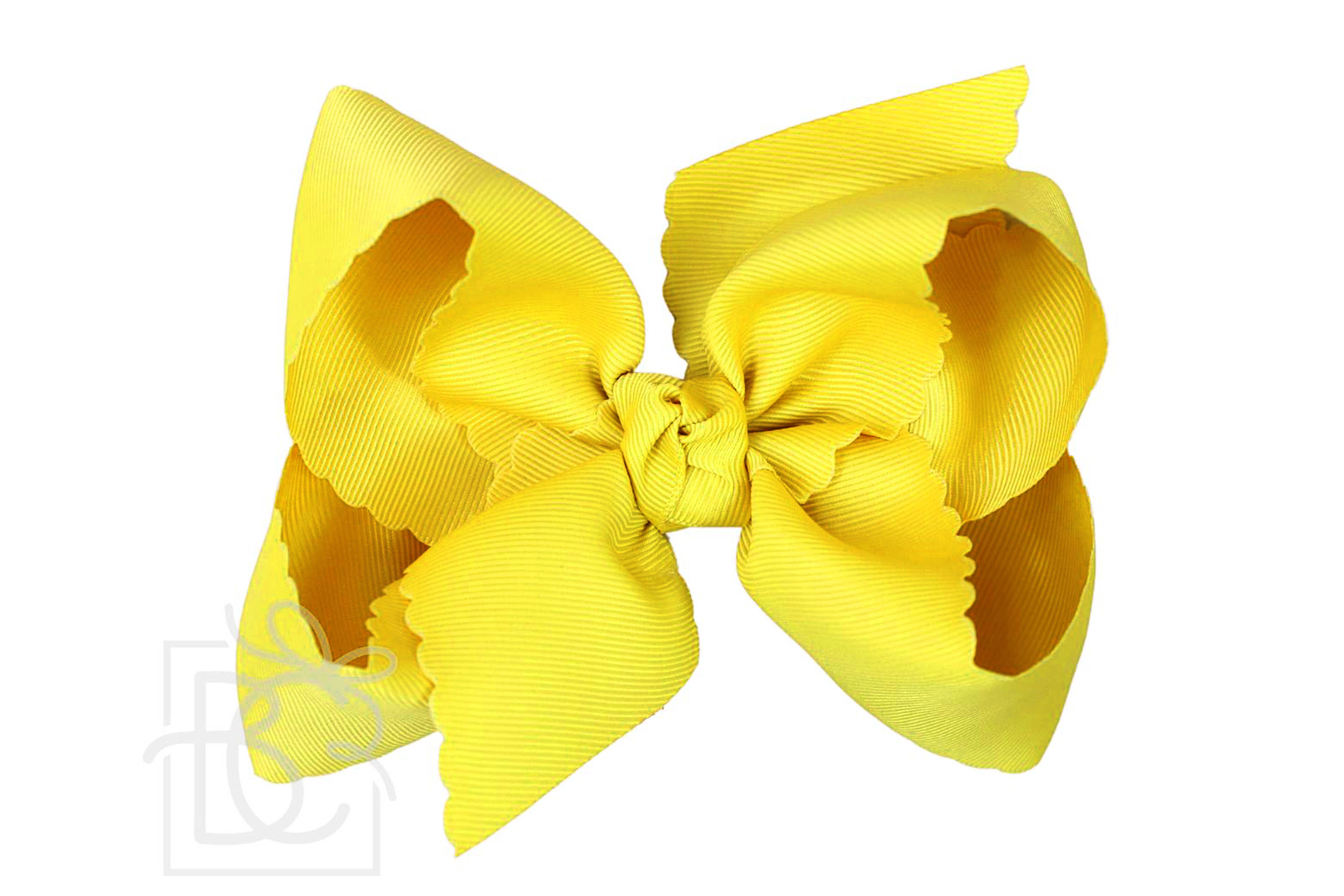 Beyond Creations, LLC – wholesale Hair bow – Kids – SCALLOPED EDGE BOW70