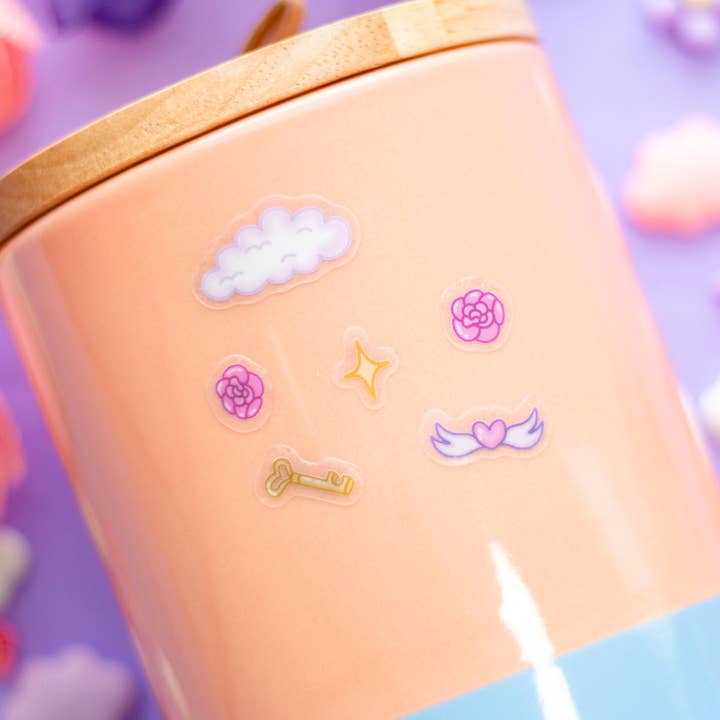 Unicorn Eclipse - Wholesale Sticker - Pastel Academia Clear Deco Sticker Sheet2