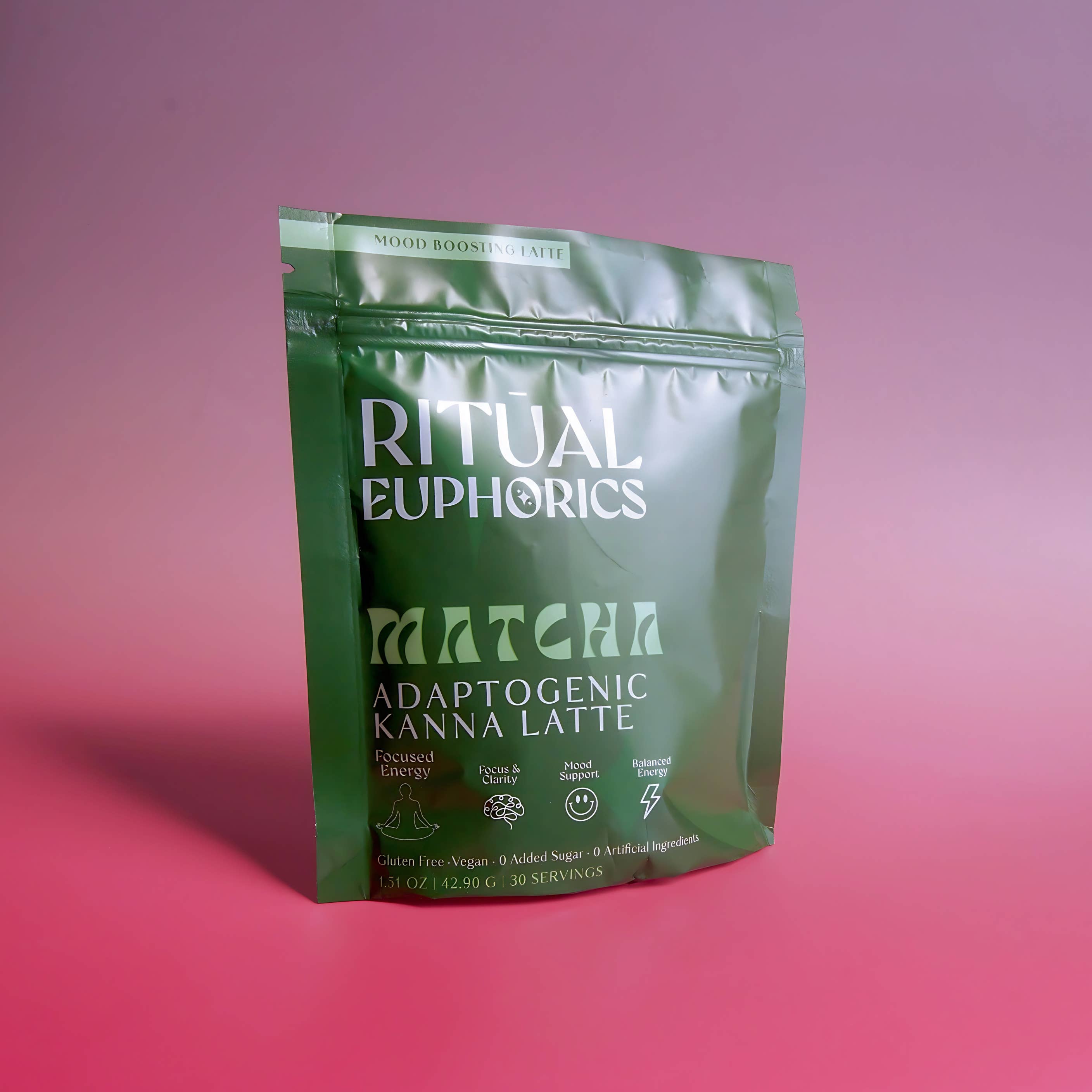 Ritual Euphorics - Wholesale Beverage Mix - 30 Servings of Kanna Mushroom Matcha Latte
