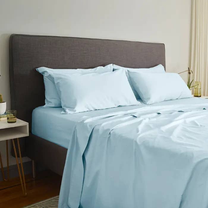 City Collection Sky Blue King Sheet Set for wholesale by Bombacio