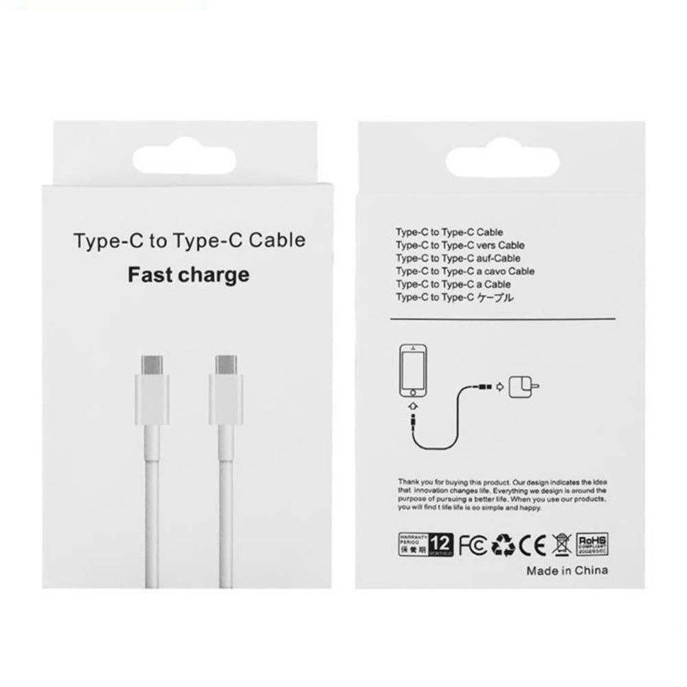 Rite Distribution – wholesale Laddningskabel – 3ft USB-C - C-kabel i detaljhandelsförpackning1