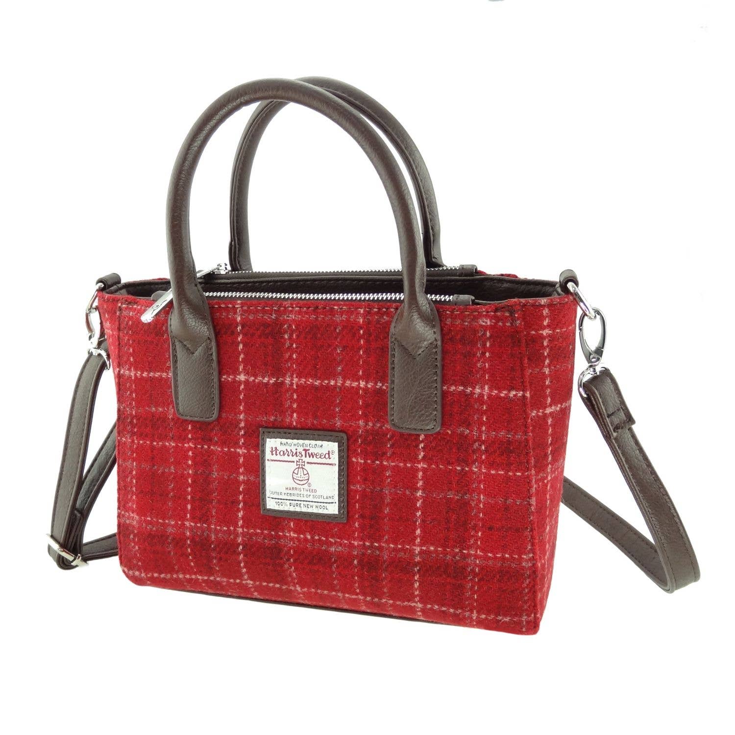 Glen Appin Of Scotland - Wholesale Tote Bag - Women's - LB1228 Harris Tweed 'Brora' Small Tote12