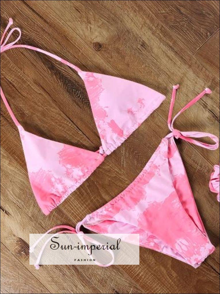 Sun Imperial - Wholesale Two Piece Swimsuit - Women's - Orange Halter Bikini Female Swimsuit Brazilian Micro Bikini3