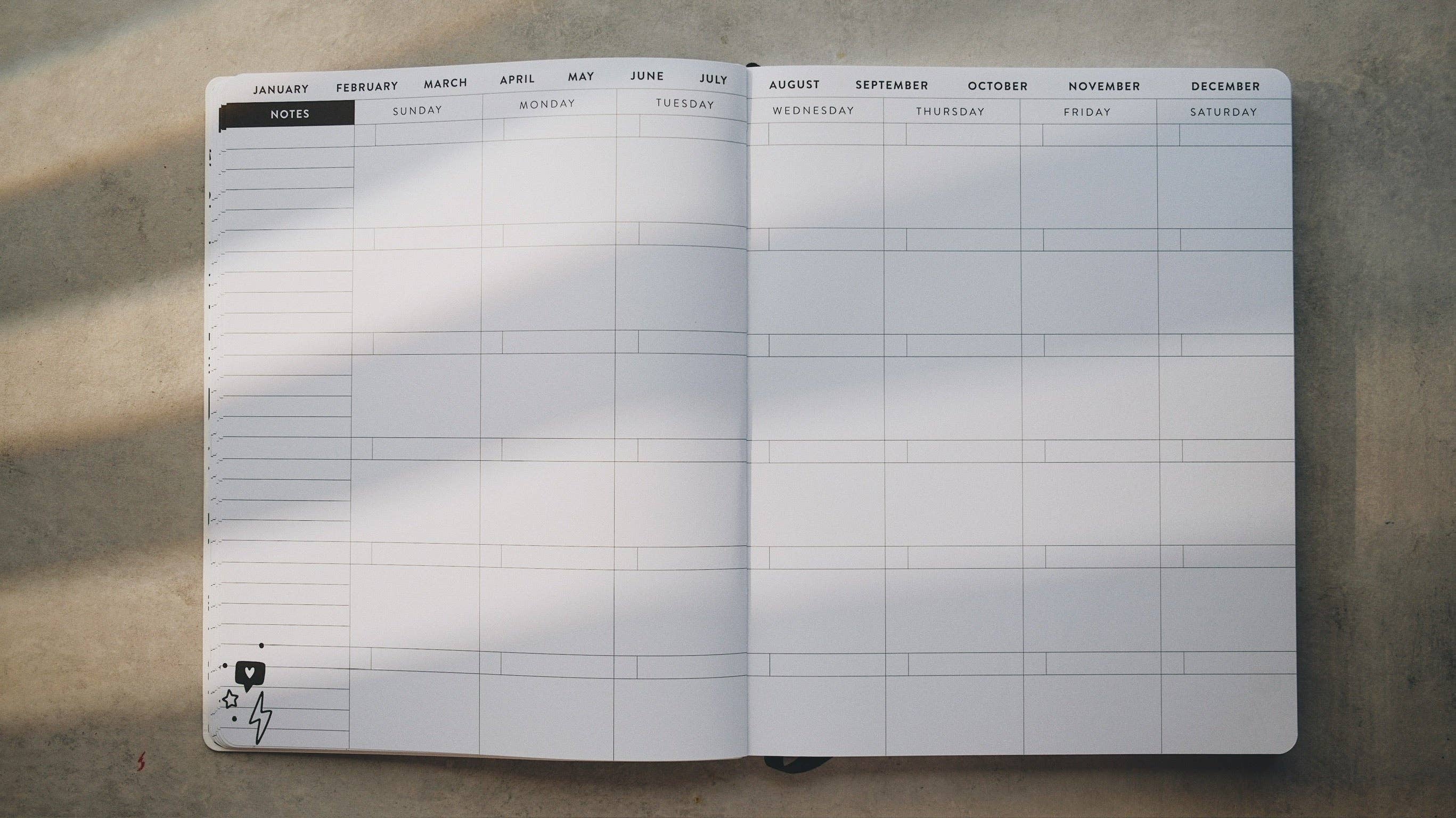 Rad & Happy - Wholesale Planner - 8x10 Undated Education Planner - Doodle Edition2