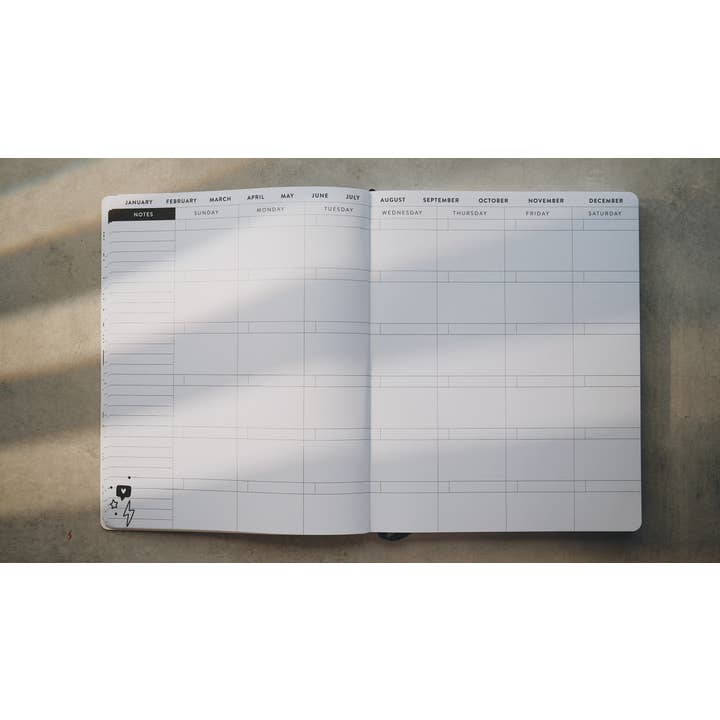 Rad & Happy - Wholesale Planner - 8x10 Undated Education Planner - Doodle Edition2