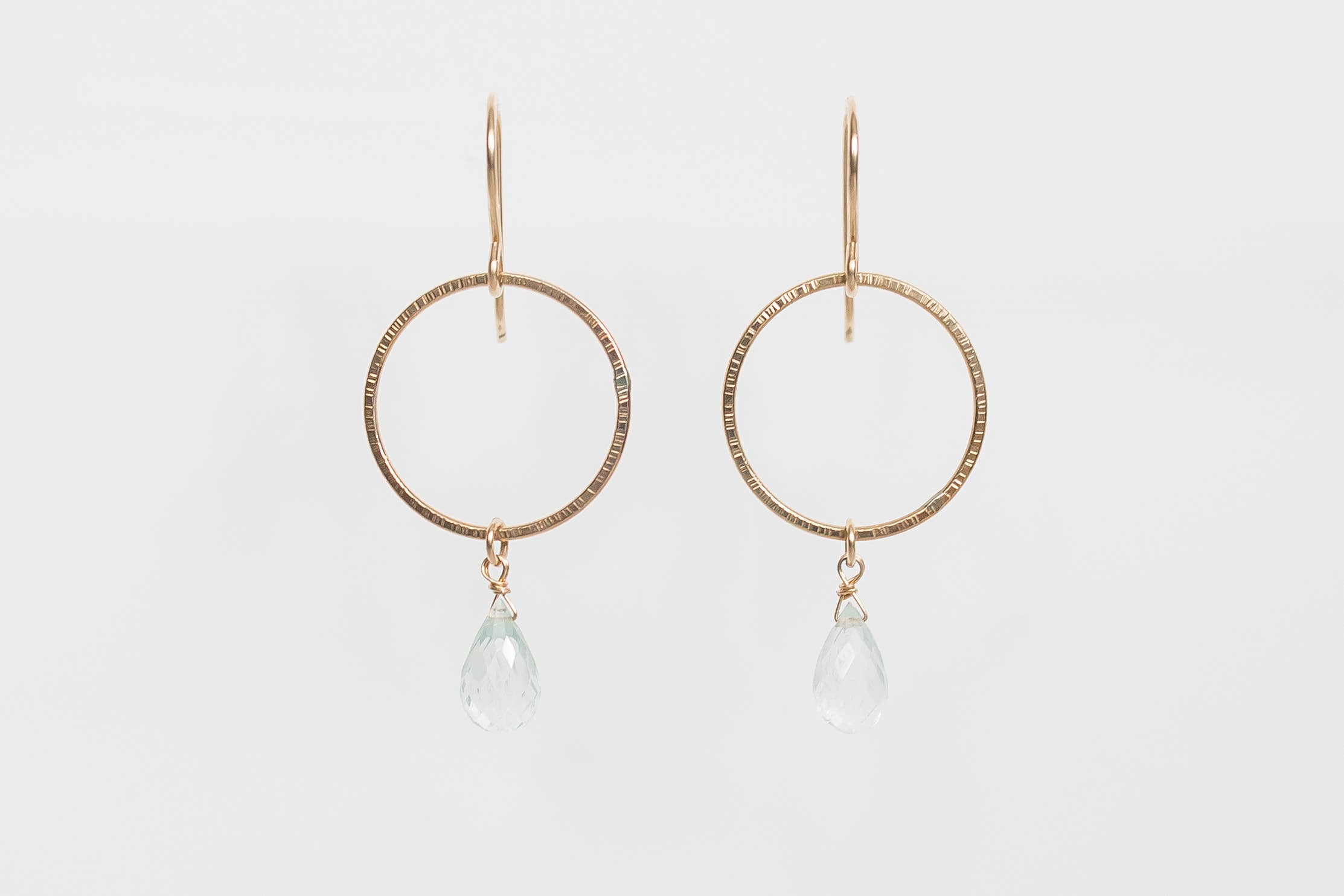 Aerlume - Wholesale Dangle Earrings - Ondine Aquamarine Earrings