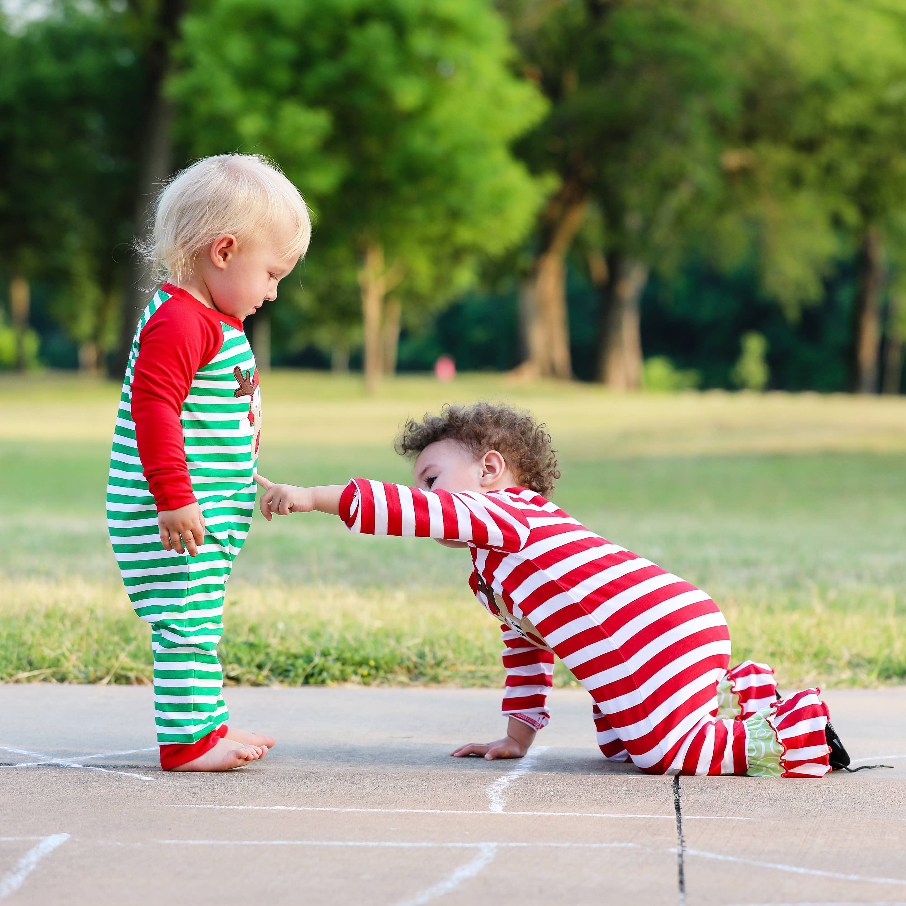 AnnLoren - Wholesale Jumpsuit - Baby - Baby Toddler Boys Rudolph Reindeer Christmas Romper Unisex7