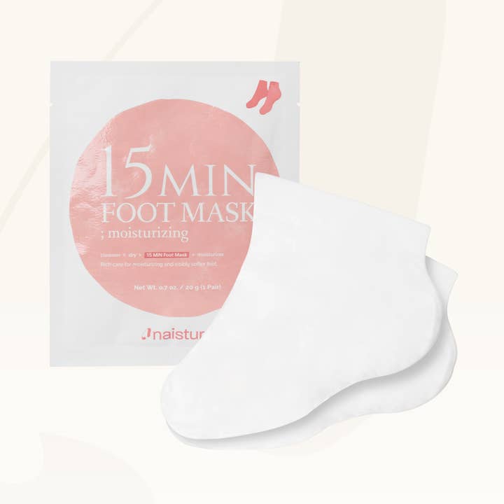 Moisturizing 15 MIN Foot Mask (10pc) for wholesale by Naisture