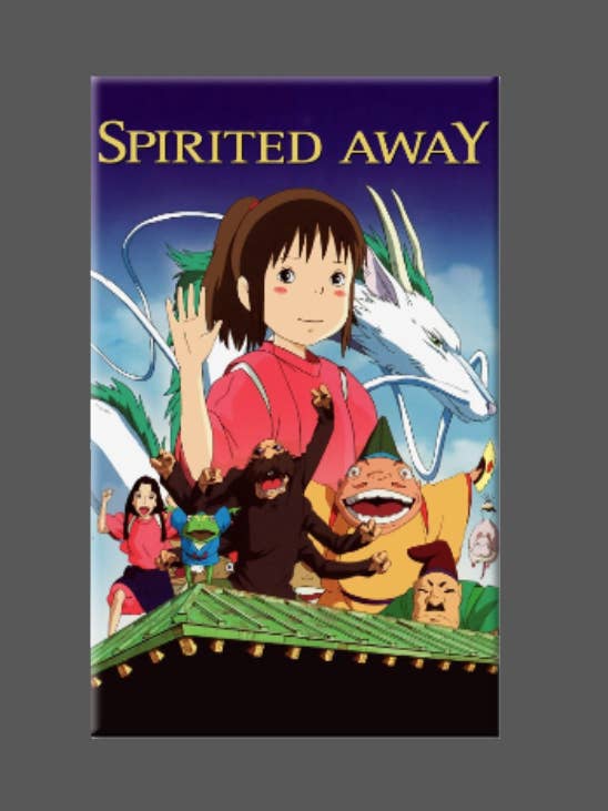SPIRITED AWAY, Magnet, Button, Mirror, Fridge, POSTER for wholesale by Ba Ba Buttons