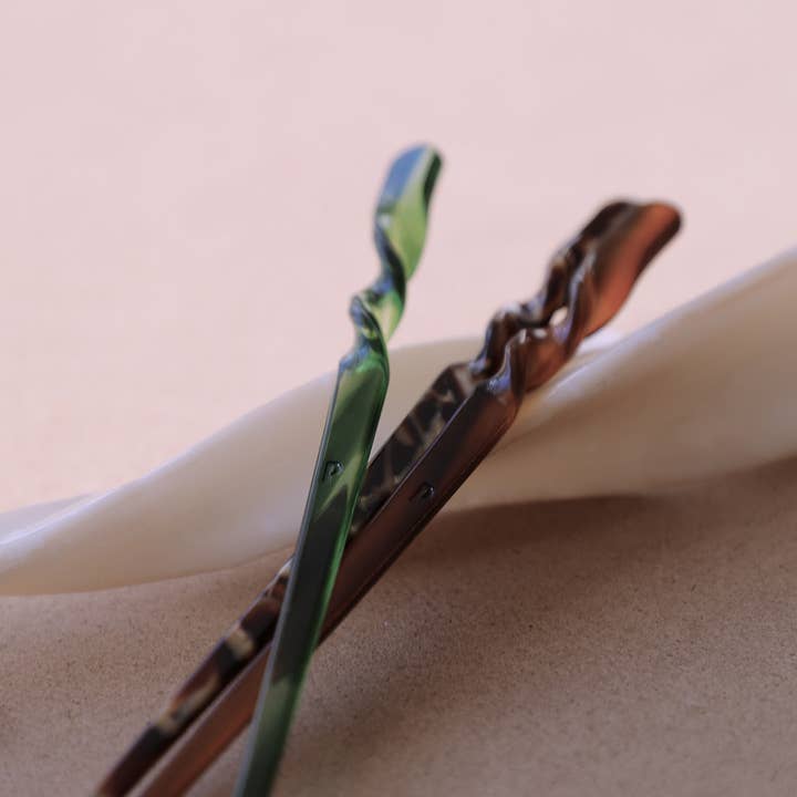 Peignee Paris - Wholesale Hair Pin - Hair pic - Emerald3