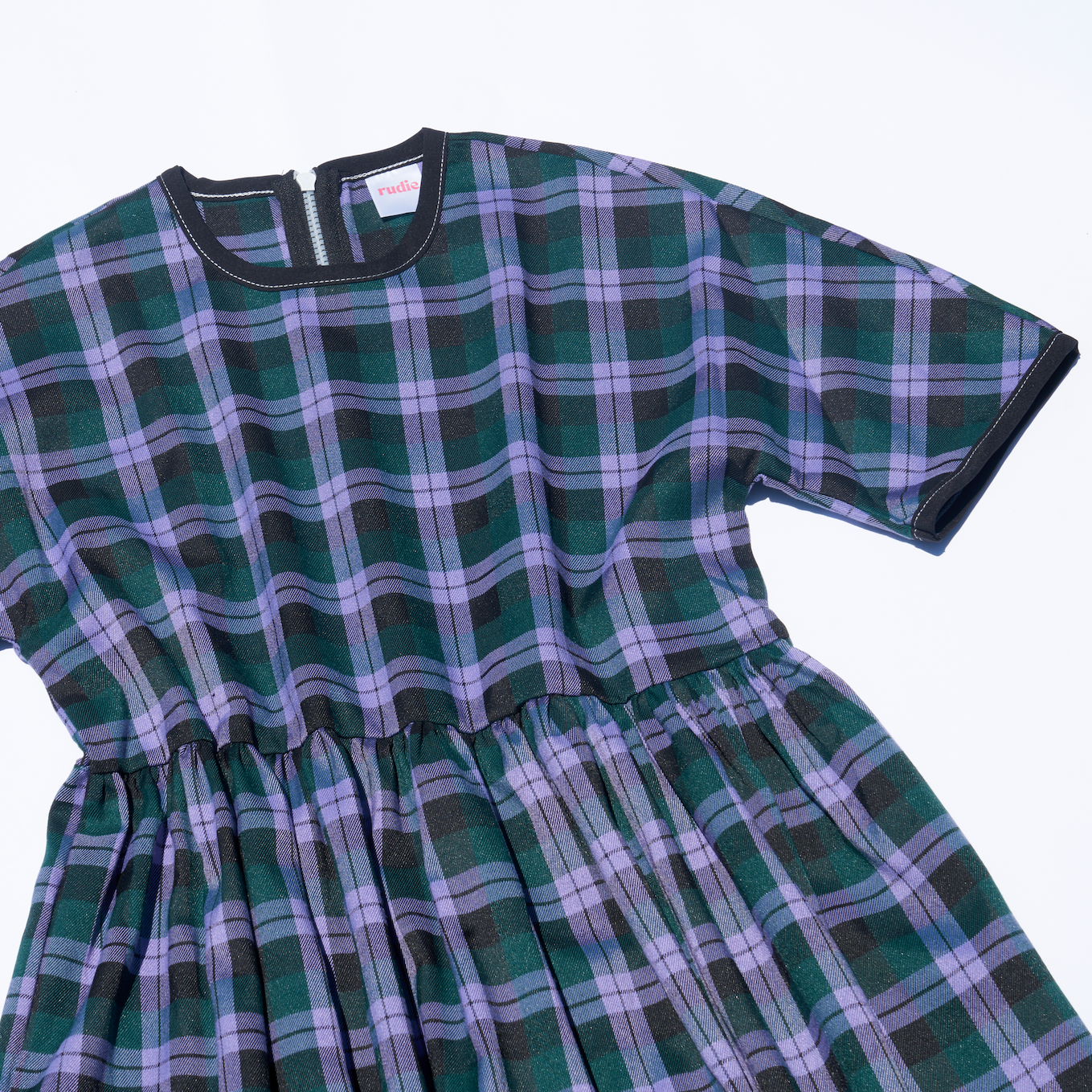 rudie - Wholesale Dress - Women's - Ringer Tea Dress - Purple Haze2