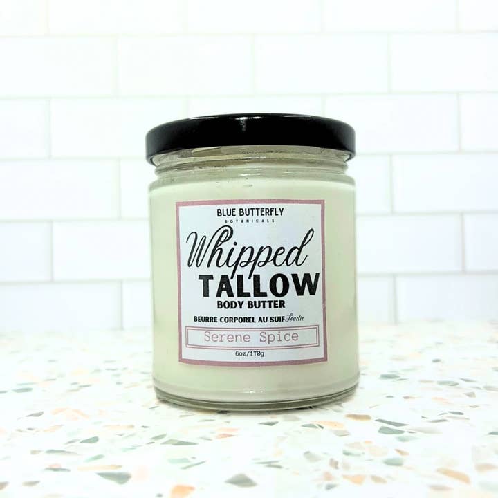 Blue Butterfly Botanicals - Wholesale Body Balm/Butter - Serene Spice - Whipped Tallow Body Butter Moisturizer