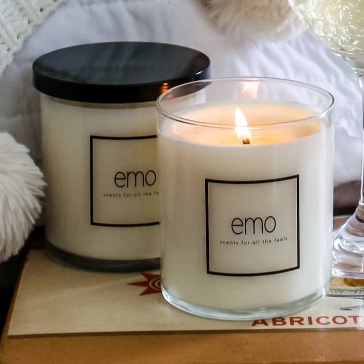EMO Candles - Wholesale Jar/Filled Candle - Overserved - natural soy wax candle0