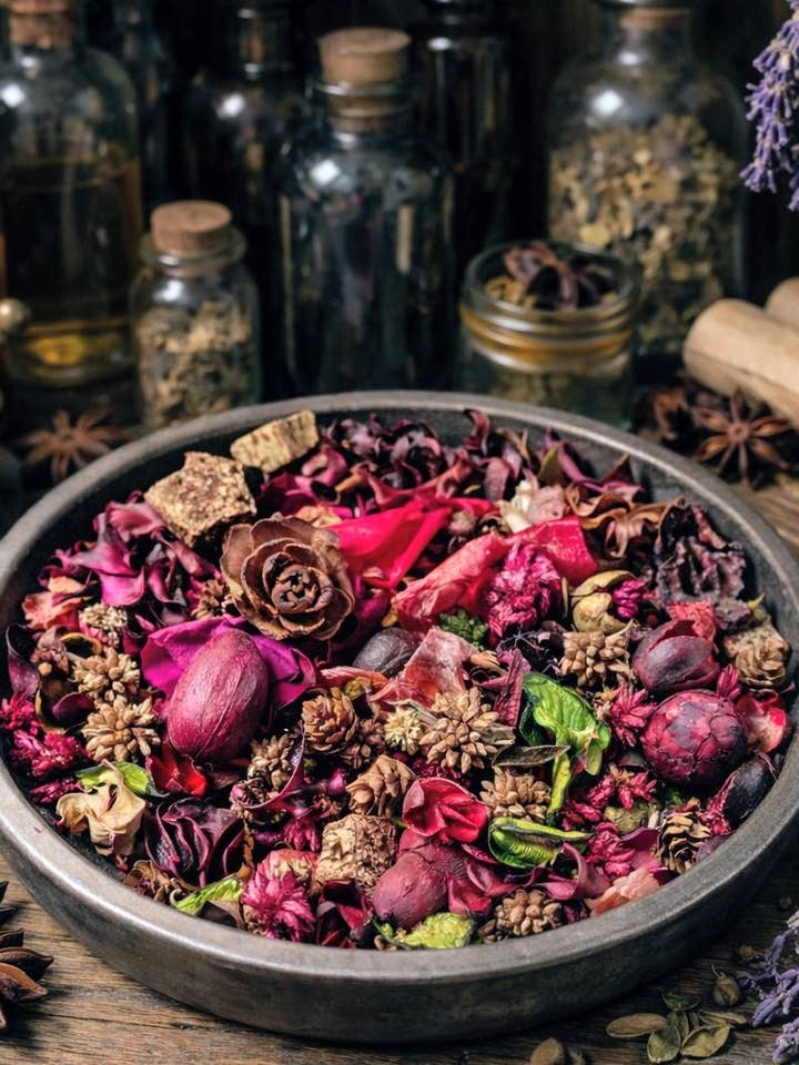 Timeless Rose Handcrafted Potpourri- 2 & 5 cup Floral Scent for wholesale by Shoots, Roots & Leather Boots